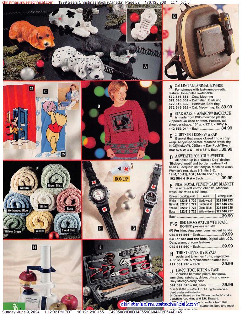 1999 Sears Christmas Book (Canada), Page 58