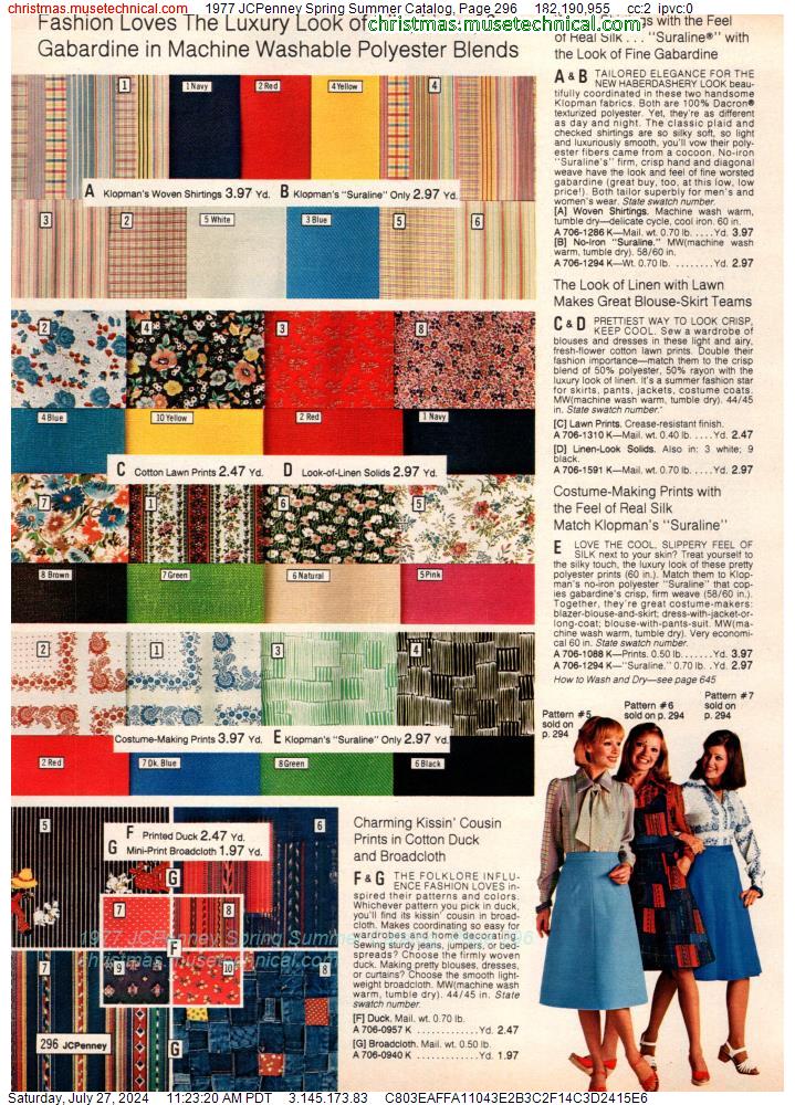1977 JCPenney Spring Summer Catalog, Page 296