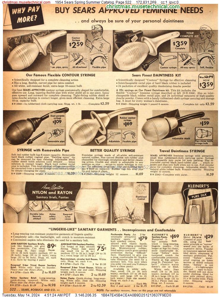 1954 Sears Spring Summer Catalog, Page 522