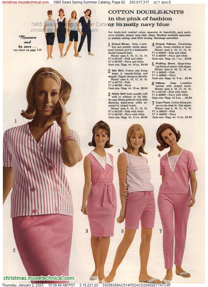 1965 Sears Spring Summer Catalog, Page 92