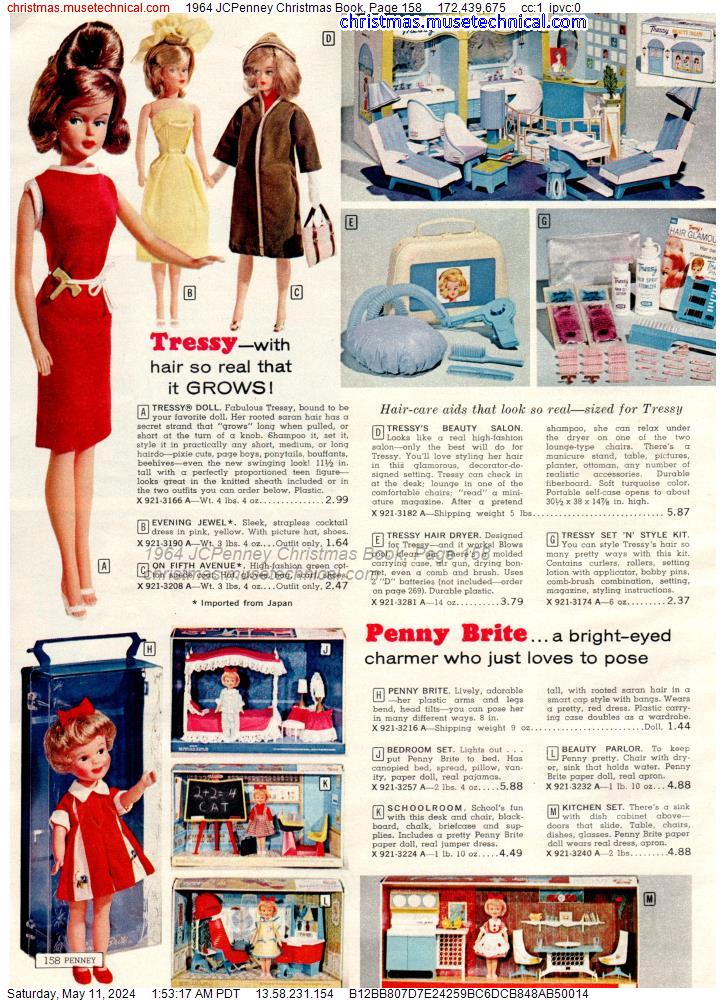 1964 JCPenney Christmas Book, Page 158