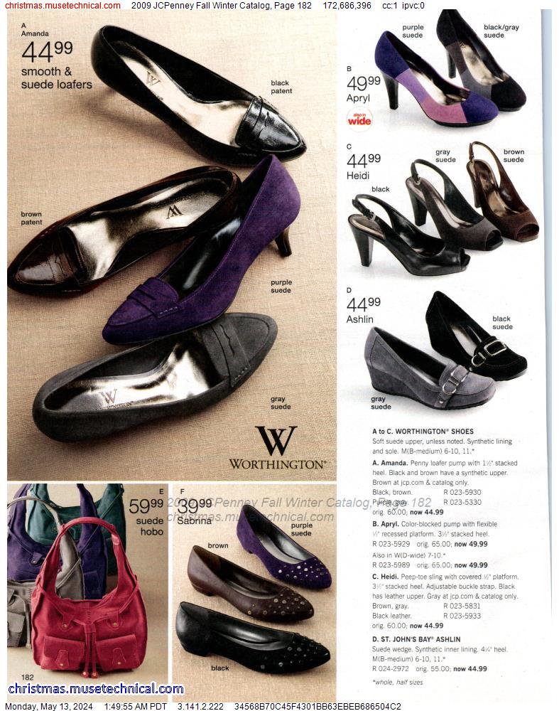 2009 JCPenney Fall Winter Catalog, Page 182