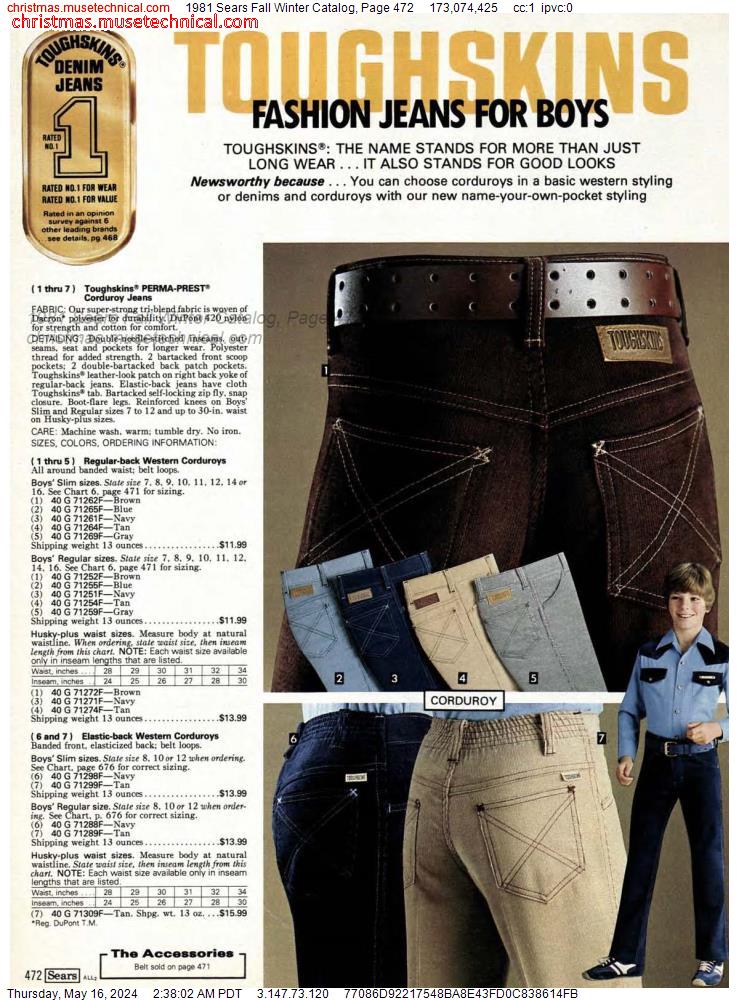 1981 Sears Fall Winter Catalog, Page 472