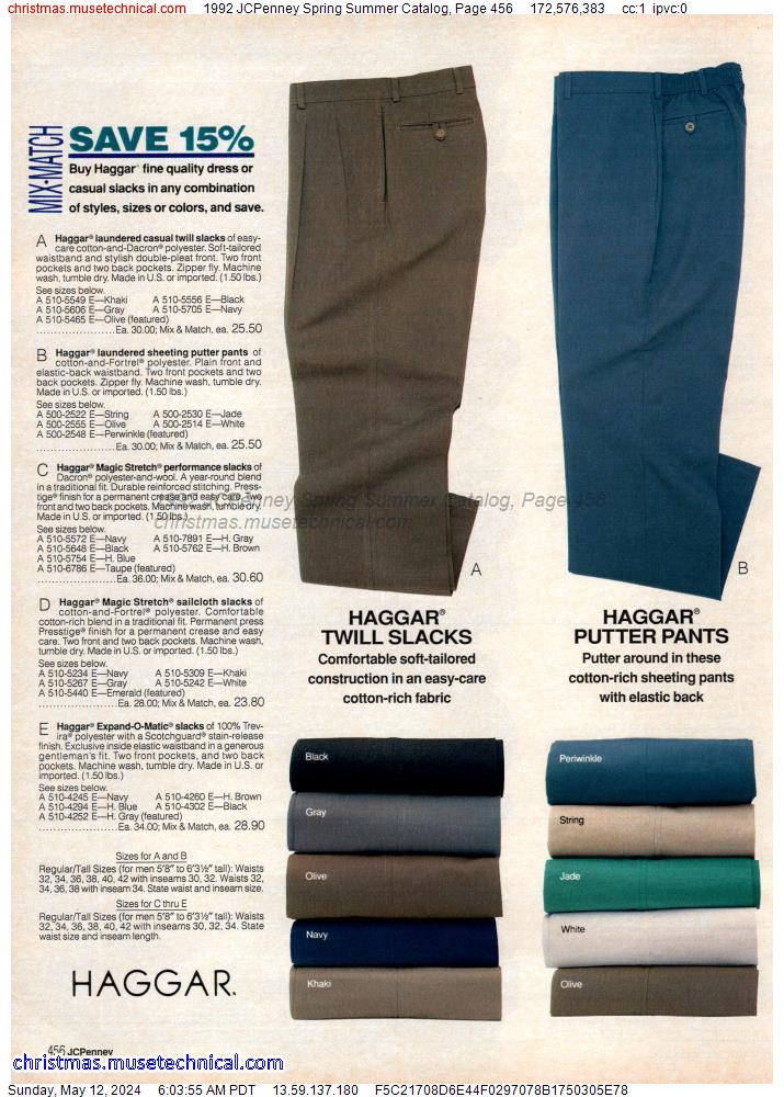 1992 JCPenney Spring Summer Catalog, Page 456