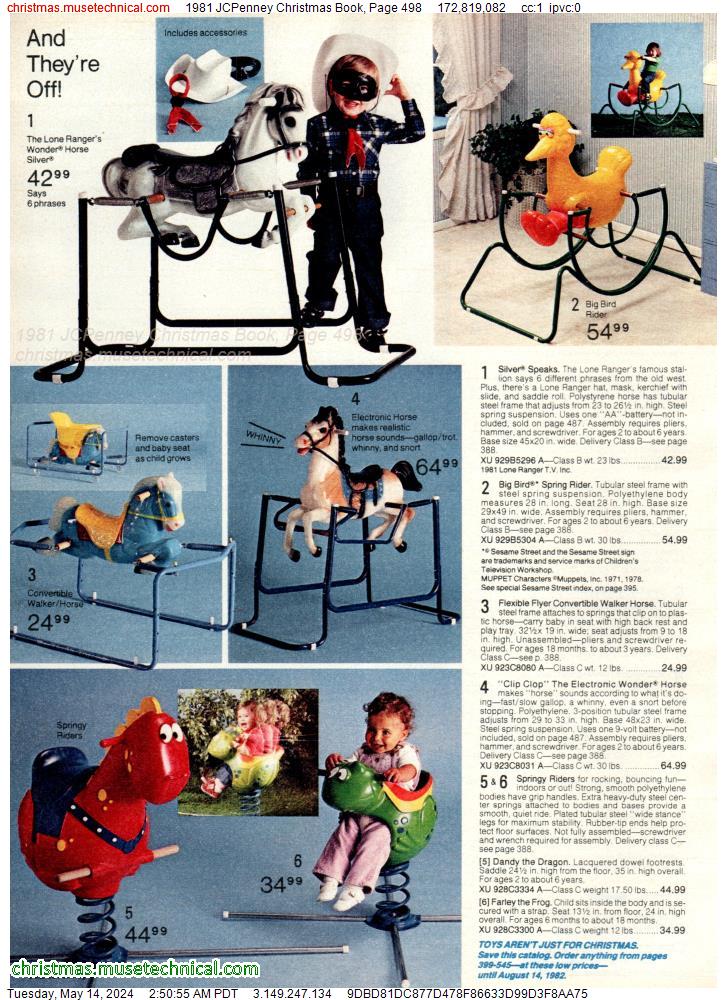 1981 JCPenney Christmas Book, Page 498