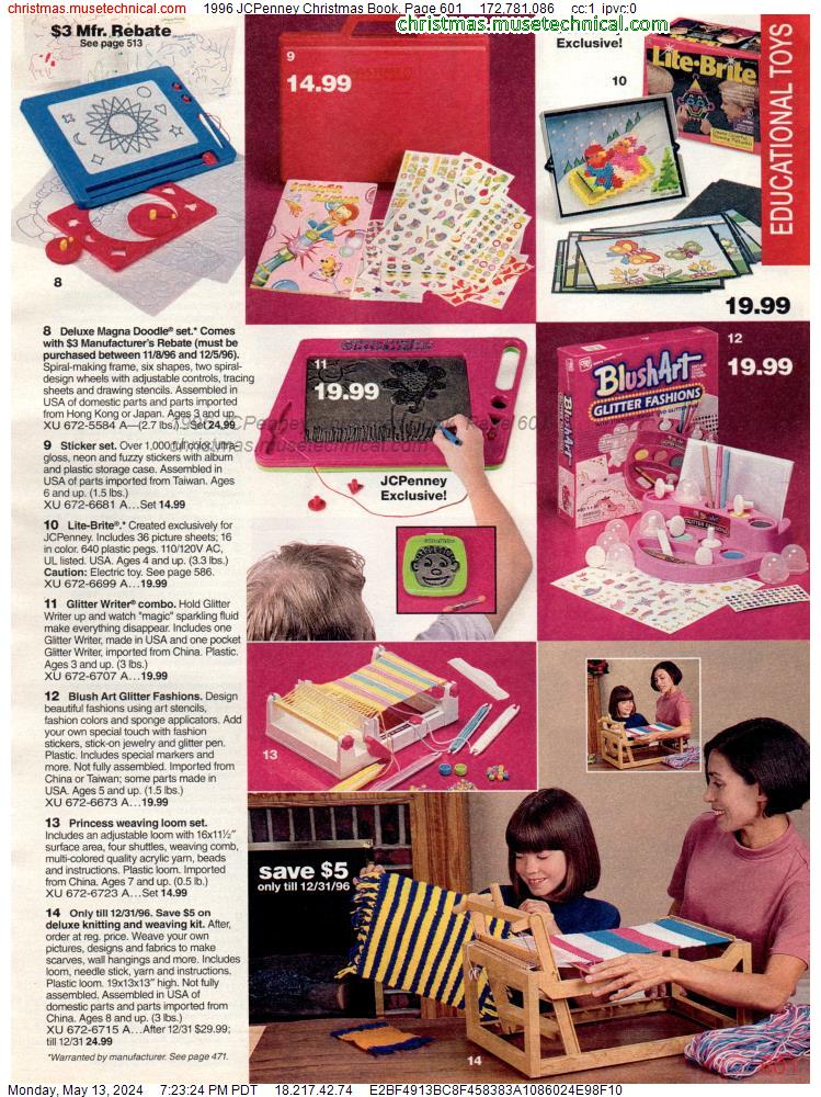 1996 JCPenney Christmas Book, Page 601
