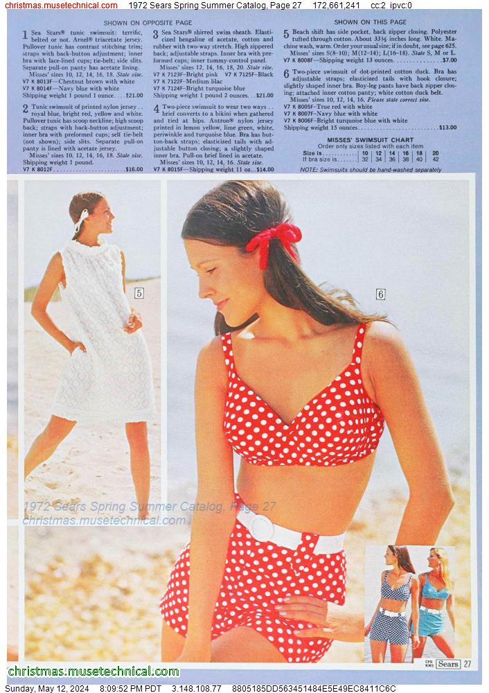 1972 Sears Spring Summer Catalog, Page 27