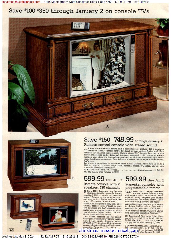 1985 Montgomery Ward Christmas Book, Page 476
