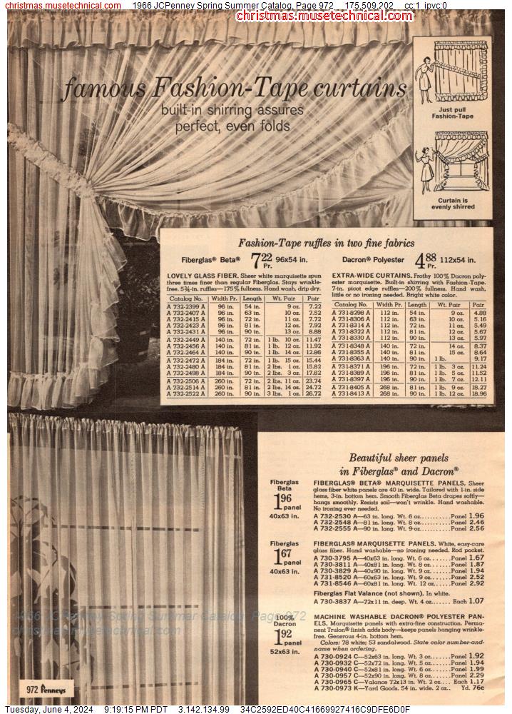 1966 JCPenney Spring Summer Catalog, Page 972