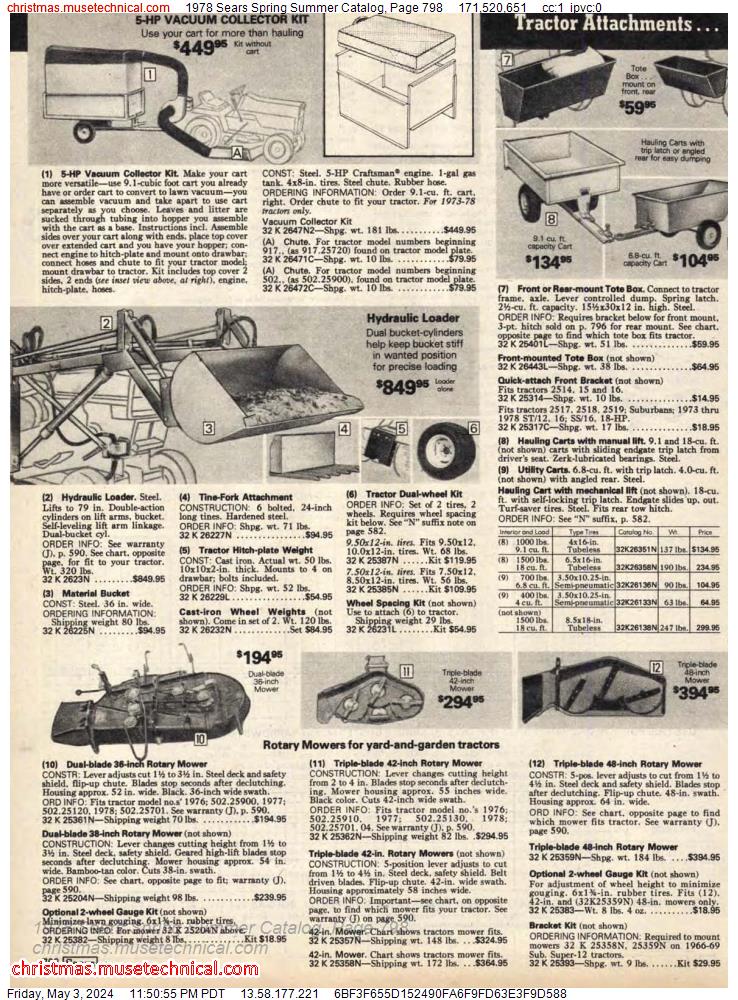 1978 Sears Spring Summer Catalog, Page 798