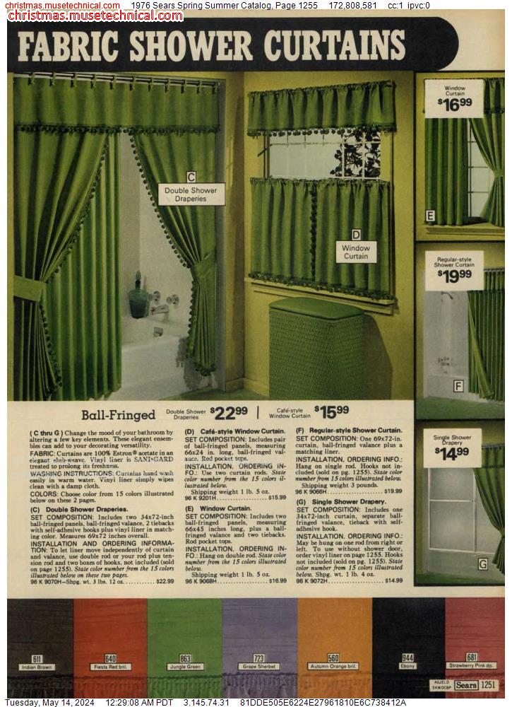 1976 Sears Spring Summer Catalog, Page 1255
