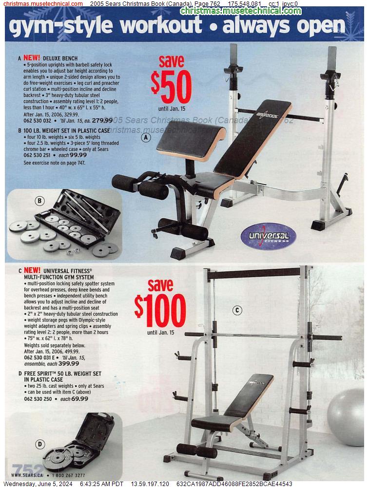 2005 Sears Christmas Book (Canada), Page 762