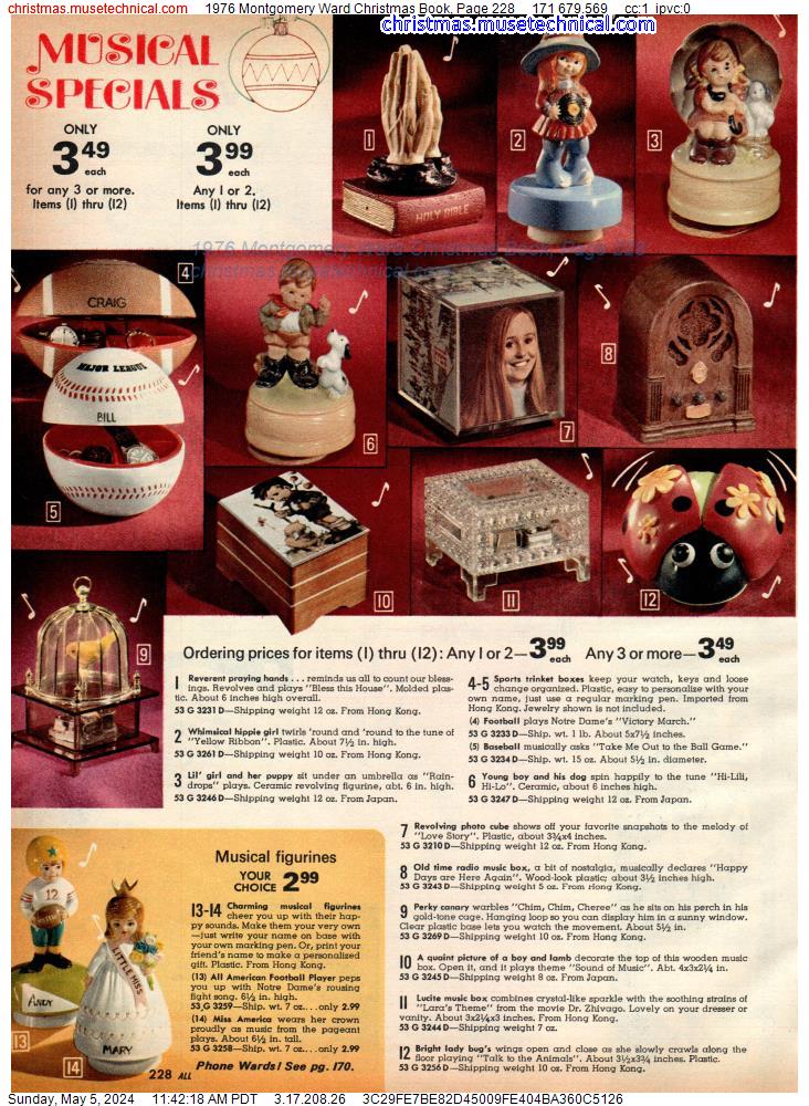 1976 Montgomery Ward Christmas Book, Page 228