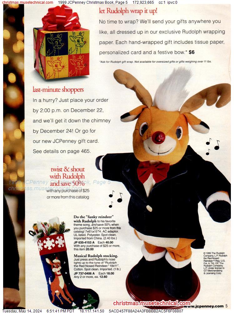 1999 JCPenney Christmas Book, Page 5