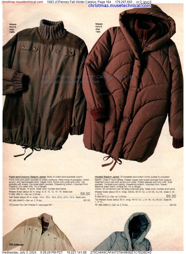 1983 JCPenney Fall Winter Catalog, Page 164