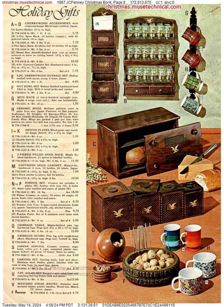1967 JCPenney Christmas Book, Page 8