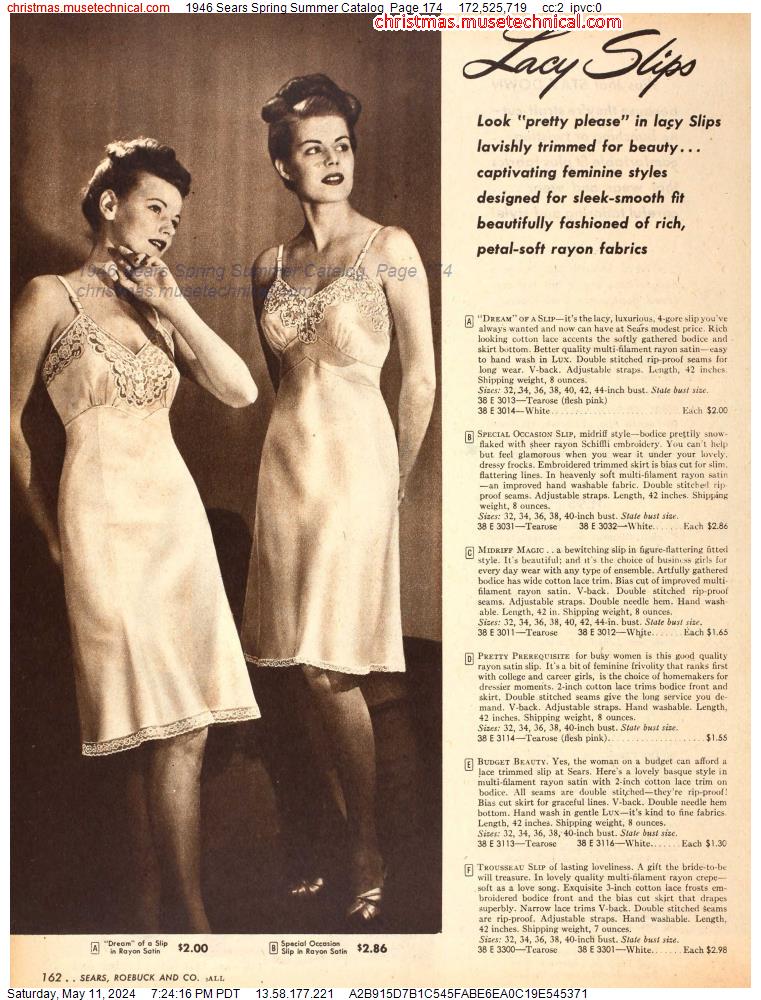 1946 Sears Spring Summer Catalog, Page 174