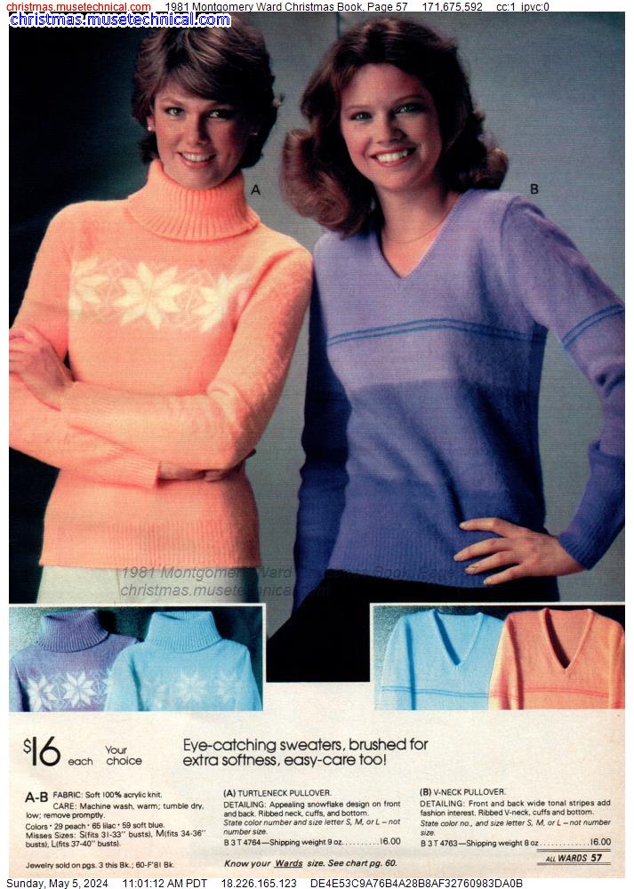 1981 Montgomery Ward Christmas Book, Page 57