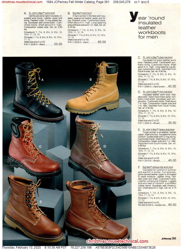 1984 JCPenney Fall Winter Catalog, Page 361