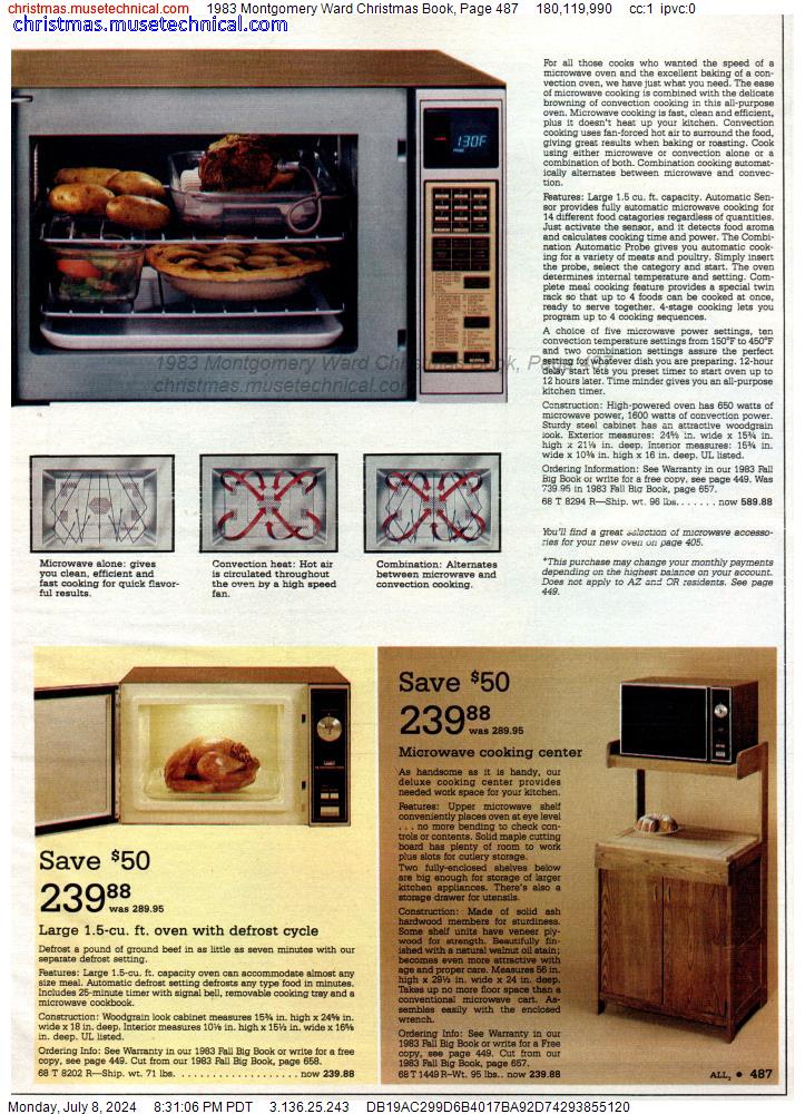 1983 Montgomery Ward Christmas Book, Page 487