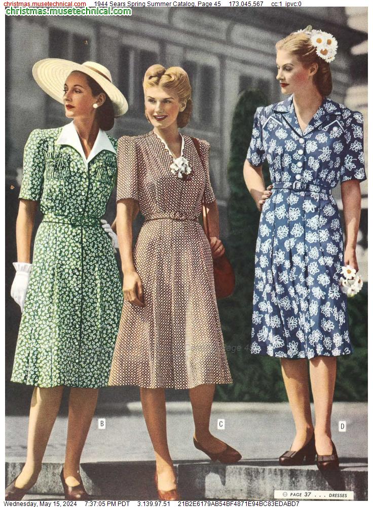 1944 Sears Spring Summer Catalog, Page 45