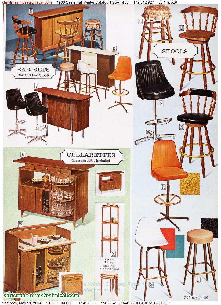 1966 Sears Fall Winter Catalog, Page 1453