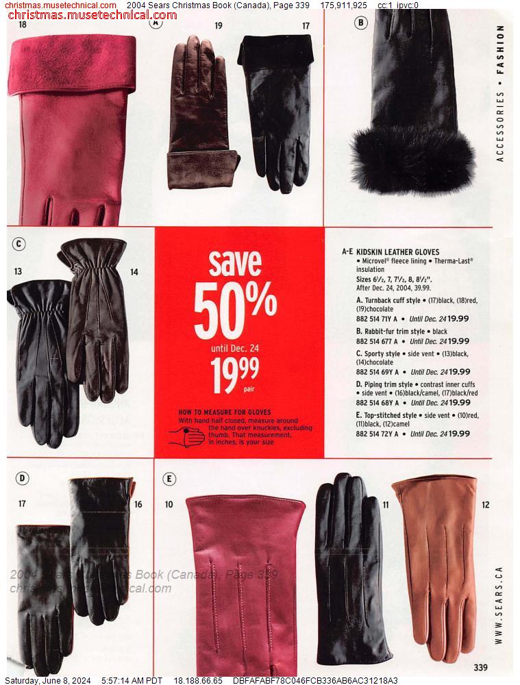 2004 Sears Christmas Book (Canada), Page 339