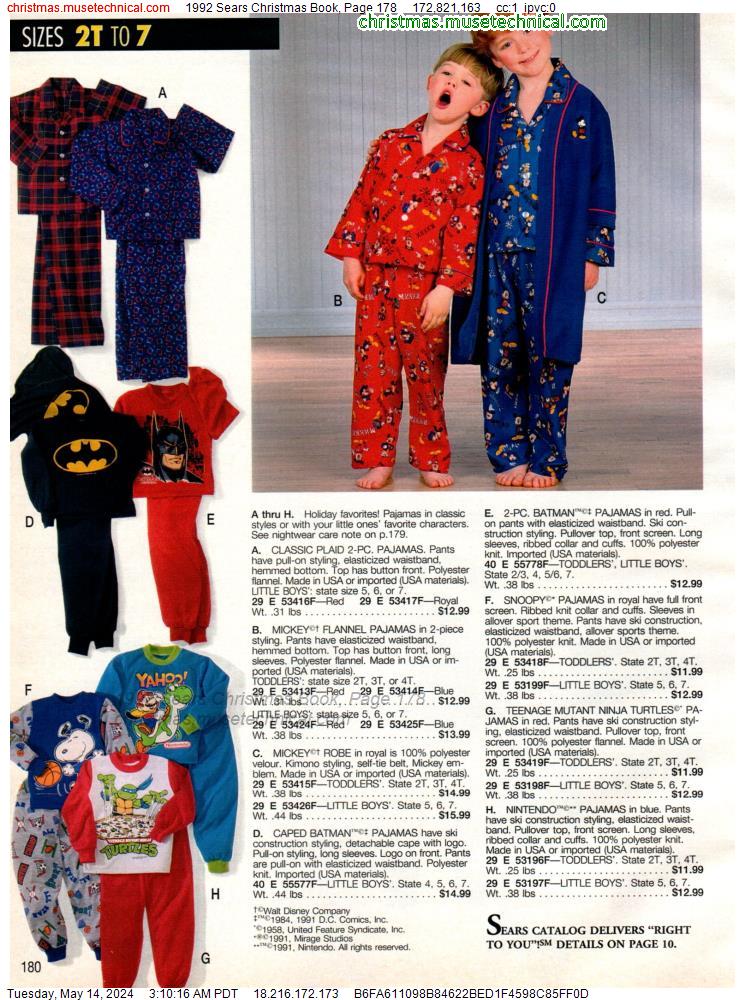 1992 Sears Christmas Book, Page 178