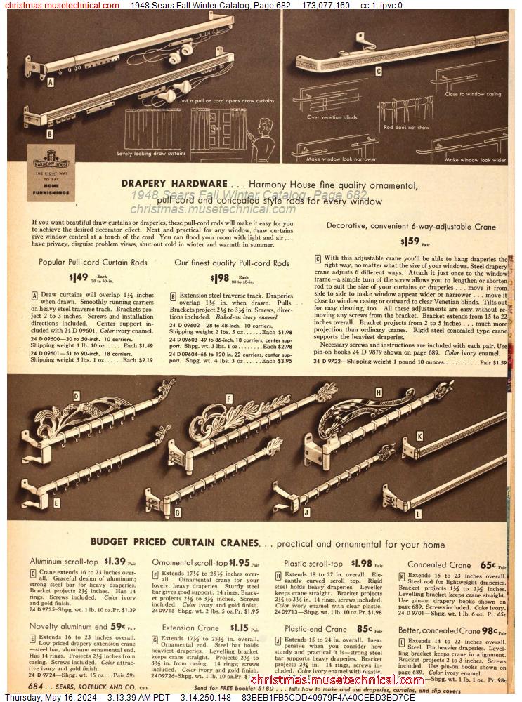 1948 Sears Fall Winter Catalog, Page 682