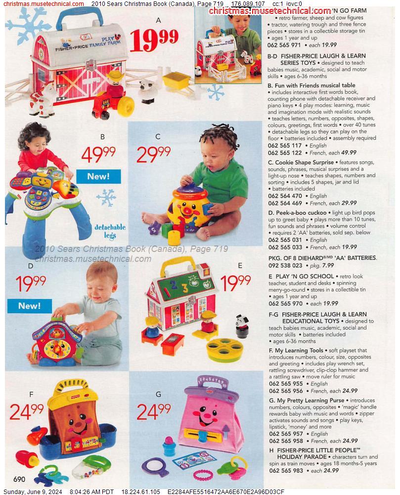2010 Sears Christmas Book (Canada), Page 719