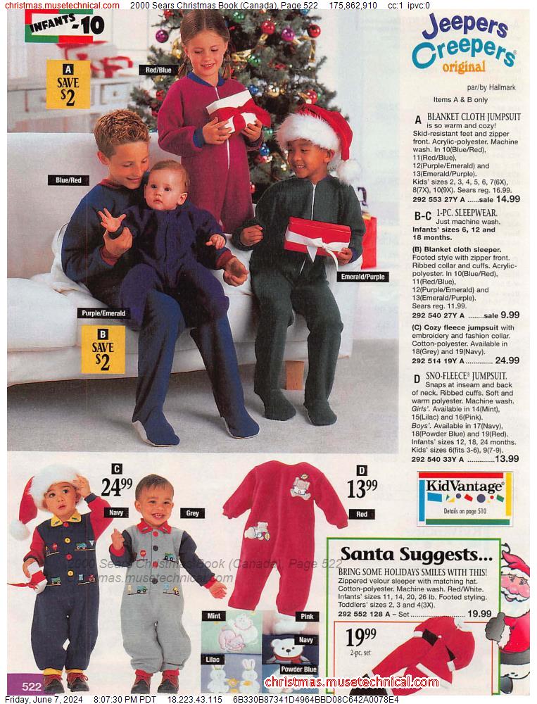 2000 Sears Christmas Book (Canada), Page 522