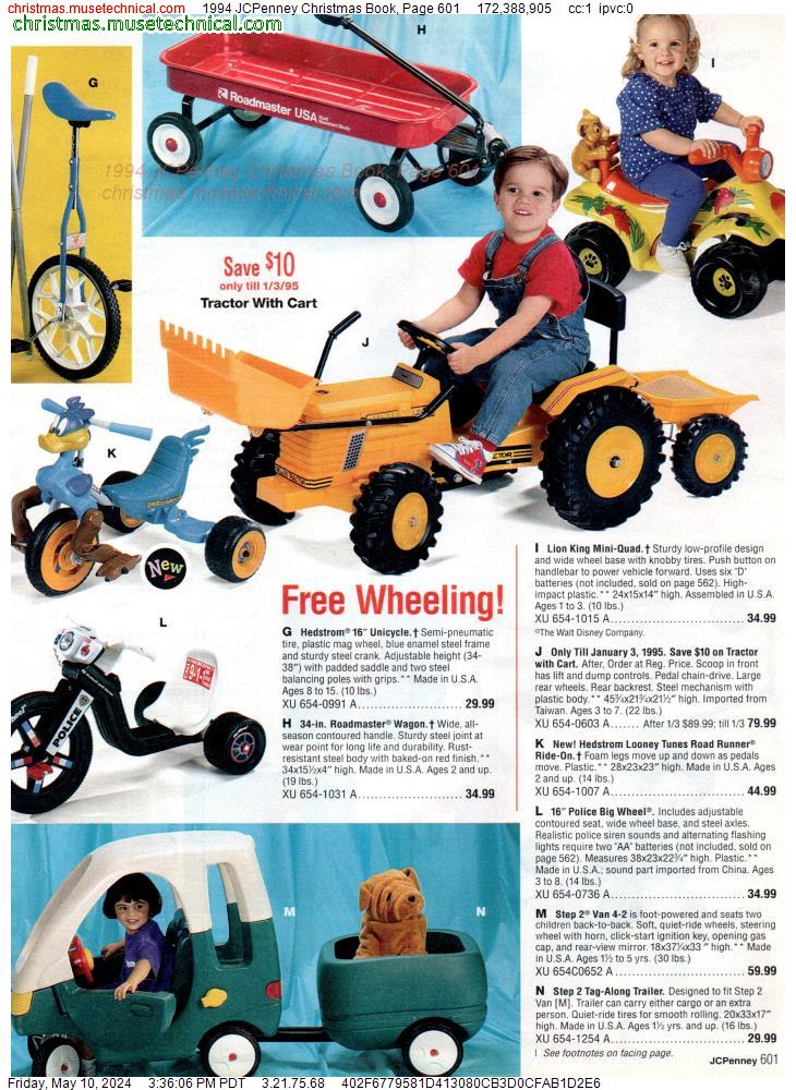 1994 JCPenney Christmas Book, Page 601