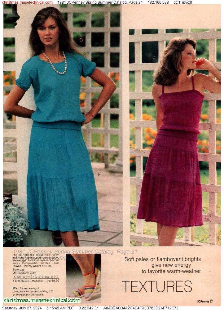 1981 JCPenney Spring Summer Catalog, Page 21