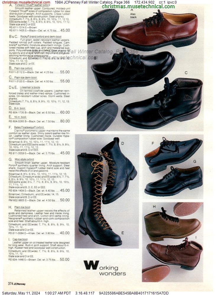 1984 JCPenney Fall Winter Catalog, Page 366