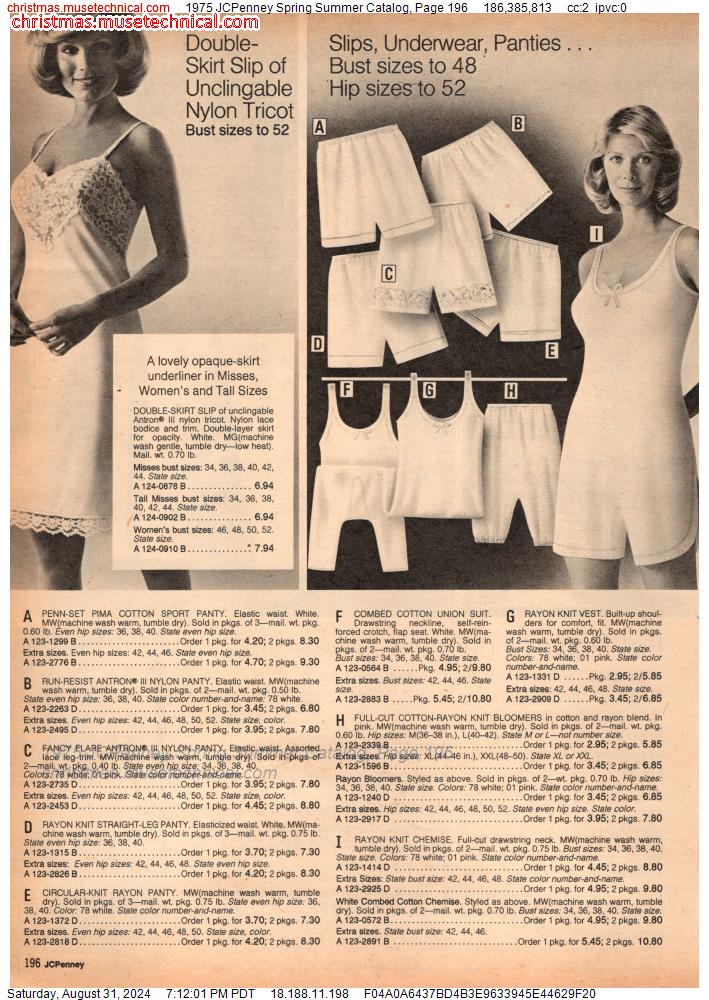 1975 JCPenney Spring Summer Catalog, Page 196