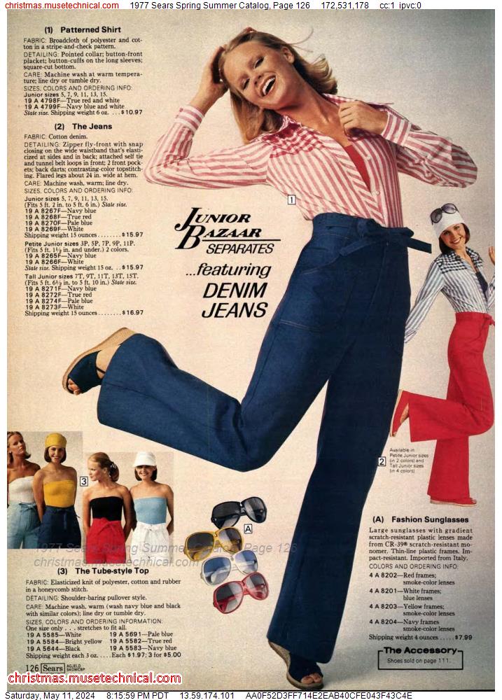1977 Sears Spring Summer Catalog, Page 126