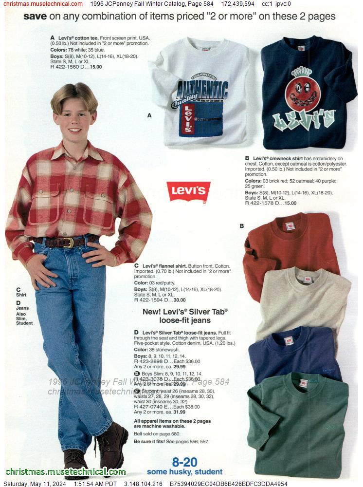 1996 JCPenney Fall Winter Catalog, Page 584