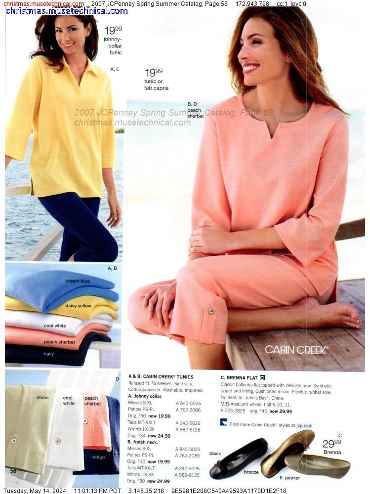 2007 JCPenney Spring Summer Catalog, Page 58