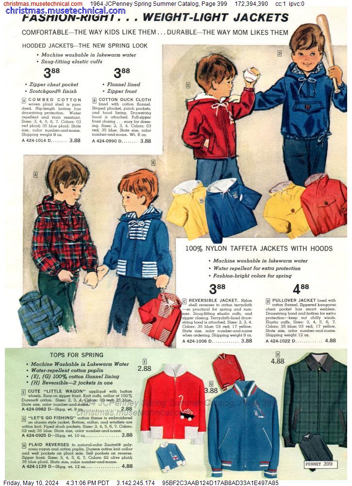 1964 JCPenney Spring Summer Catalog, Page 399