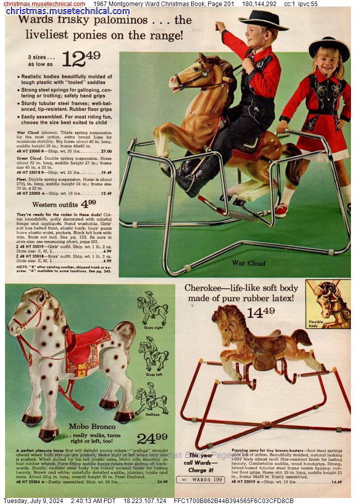 1967 Montgomery Ward Christmas Book, Page 201