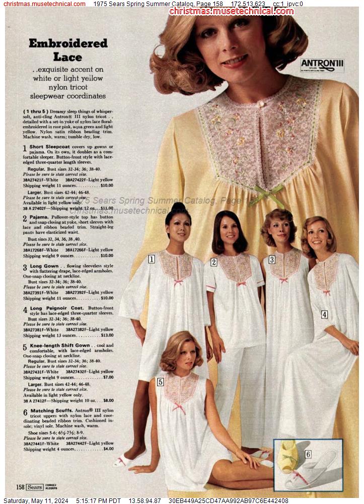 1975 Sears Spring Summer Catalog, Page 158
