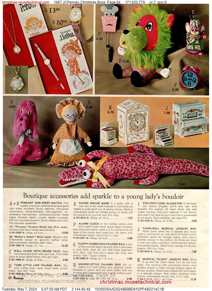 1967 JCPenney Christmas Book, Page 84