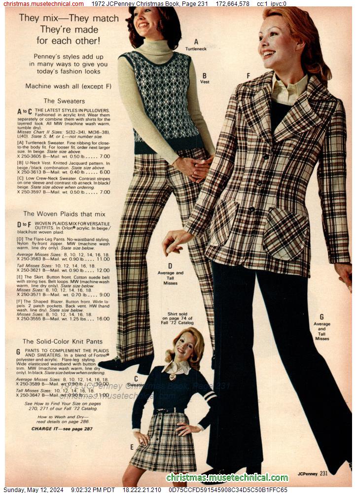 1972 JCPenney Christmas Book, Page 231
