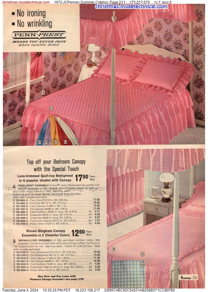 1970 JCPenney Summer Catalog, Page 211
