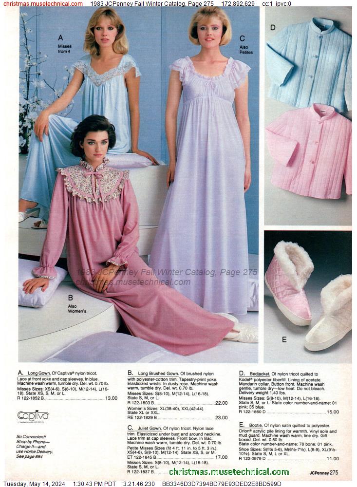 1983 JCPenney Fall Winter Catalog, Page 275