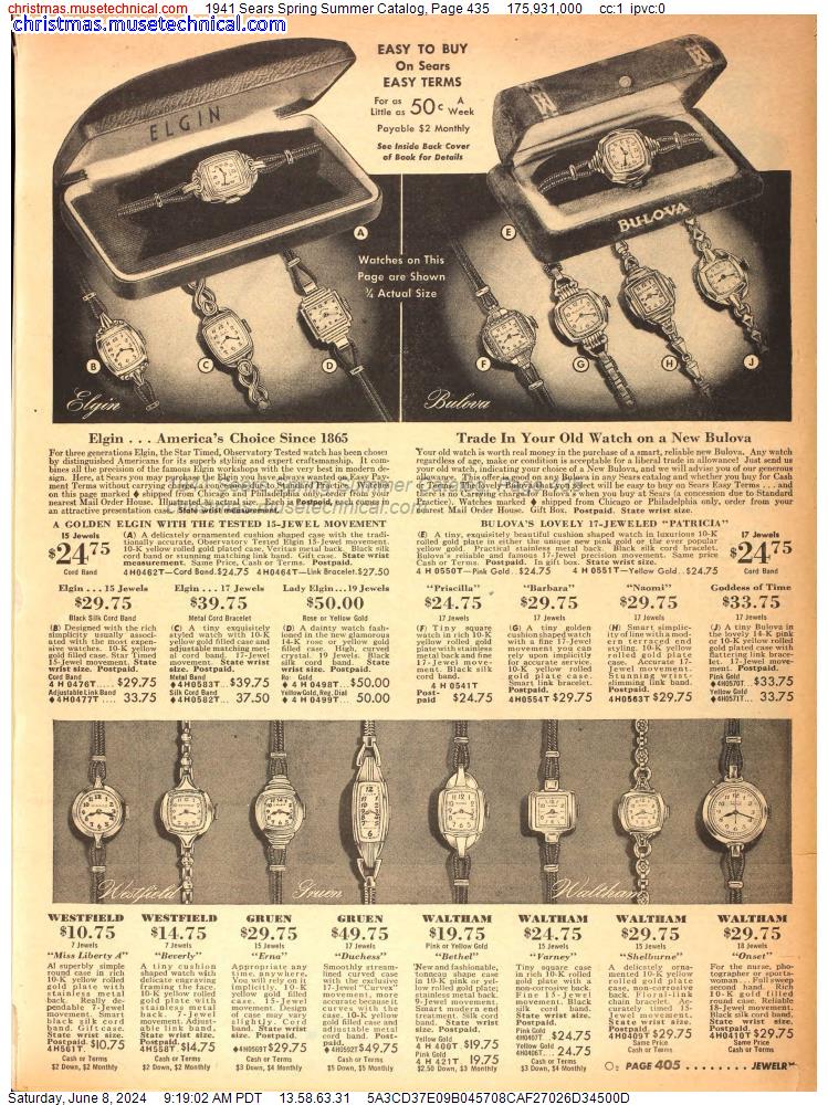 1941 Sears Spring Summer Catalog, Page 435