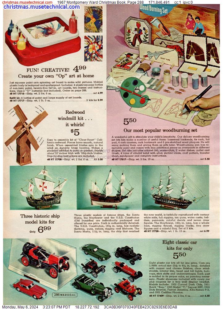 1967 Montgomery Ward Christmas Book, Page 288