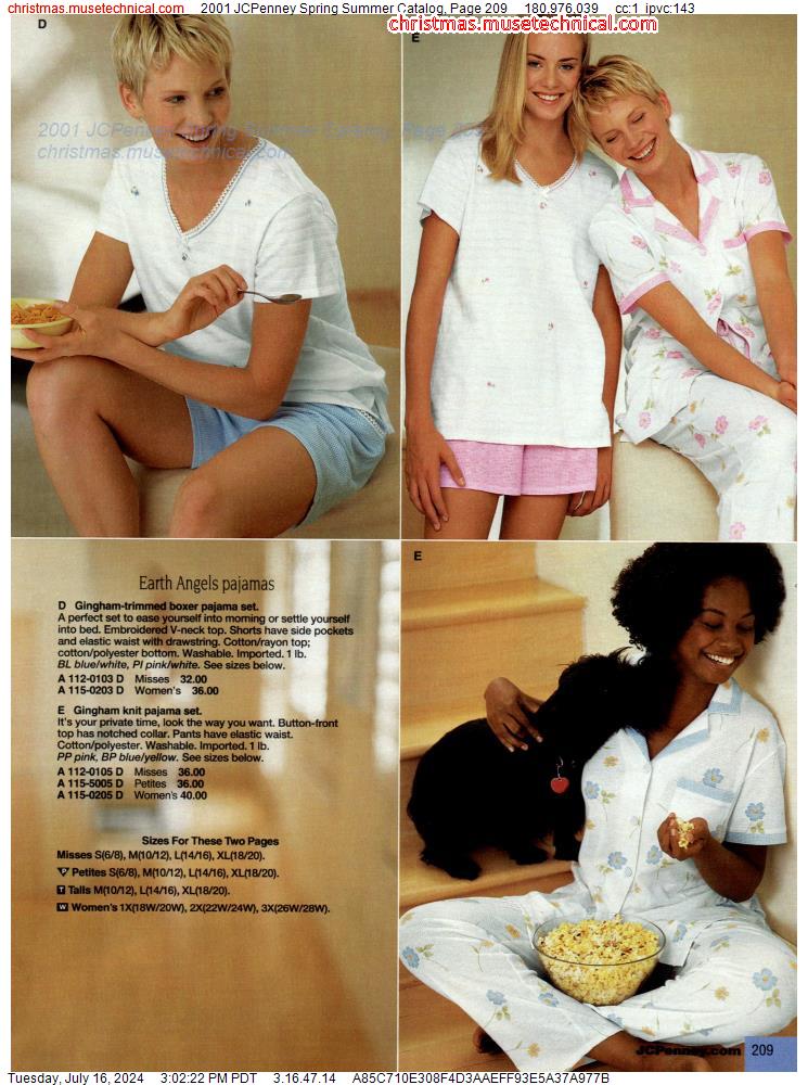 2001 JCPenney Spring Summer Catalog, Page 209