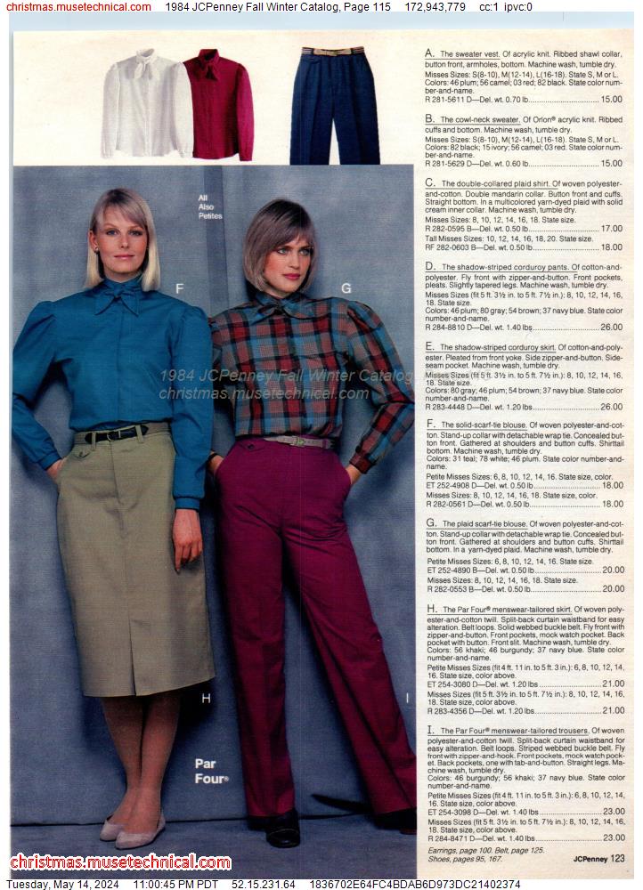 1984 JCPenney Fall Winter Catalog, Page 115