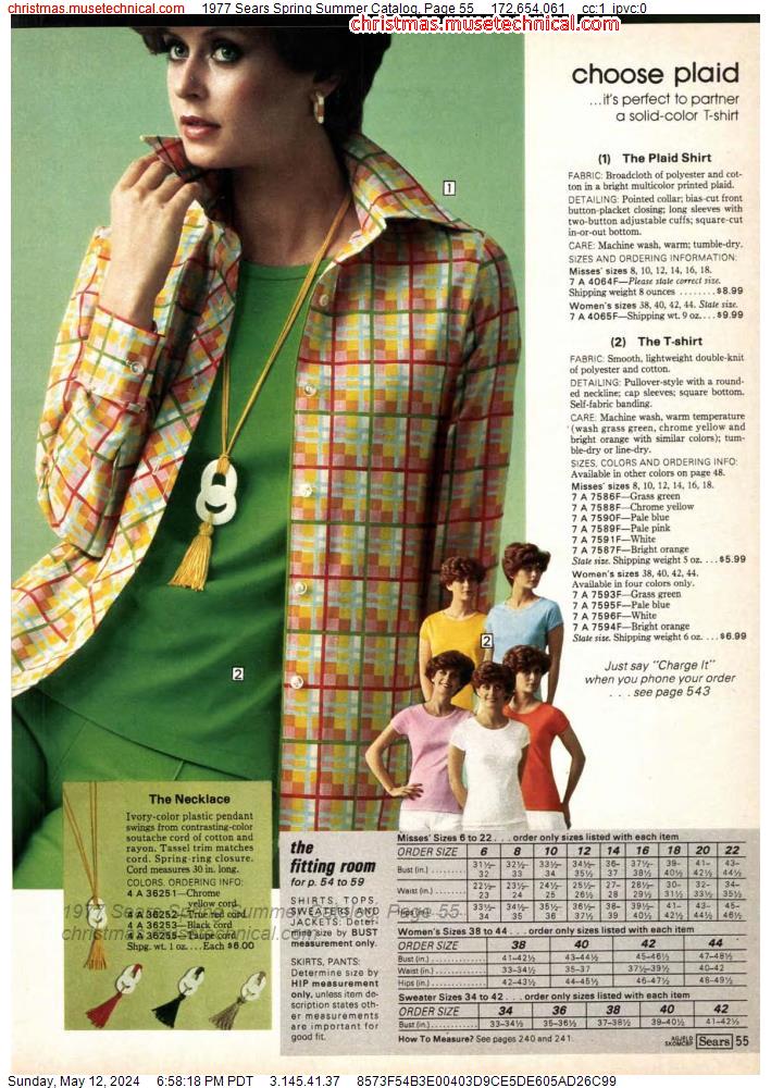 1977 Sears Spring Summer Catalog, Page 55